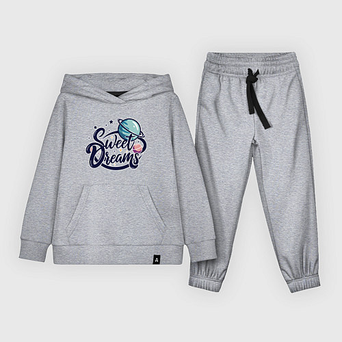 Детский костюм Sweet dreams космос / Меланж – фото 1