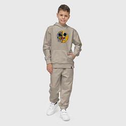 Костюм хлопковый детский Smile mood, цвет: миндальный — фото 2