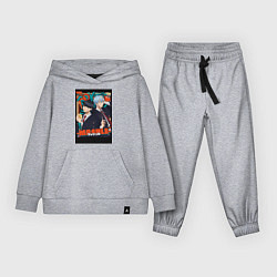 Костюм хлопковый детский Мэш Бёрндэд, цвет: меланж