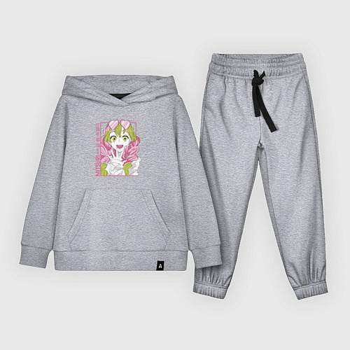 Детский костюм Митсури - Demon slayer Mitsuri / Меланж – фото 1