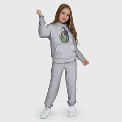 Костюм хлопковый детский Монолог фармацевта Жэньши Расчётливый интриган, цвет: меланж — фото 2