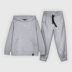 Костюм хлопковый детский Утро доброе, я нет прикол, цвет: меланж