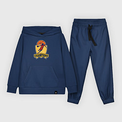 Костюм хлопковый детский Champion basketball, цвет: тёмно-синий