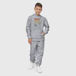 Костюм хлопковый детский Извини не могу лошади пока, цвет: меланж — фото 2