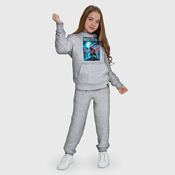 Костюм хлопковый детский Nightmare - terrible Pikachu neon glow, цвет: меланж — фото 2