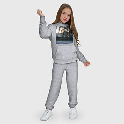 Костюм хлопковый детский Имя Анна из капель дождя, цвет: меланж — фото 2