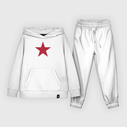 Костюм хлопковый детский USSR red star, цвет: белый