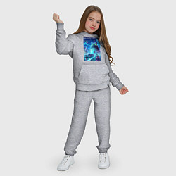 Костюм хлопковый детский Которо - коллаба мем, цвет: меланж — фото 2