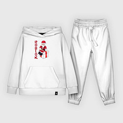 Костюм хлопковый детский Санта Клаус - Роблокс, цвет: белый