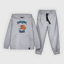 Костюм хлопковый детский Любил лёд, цвет: меланж