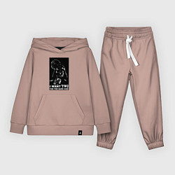 Костюм хлопковый детский Звёздные войны Дарт вейдер, цвет: пыльно-розовый