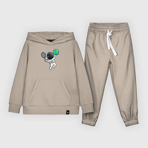 Детский костюм Космический теннис / Миндальный – фото 1