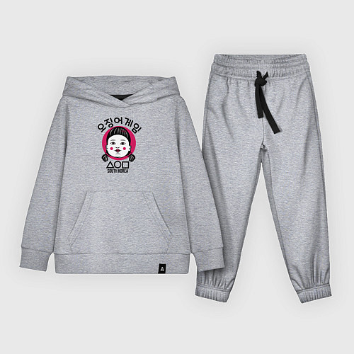 Детский костюм South Korea girl / Меланж – фото 1