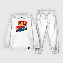 Костюм хлопковый детский Mario 8 bit, цвет: белый