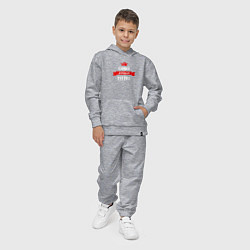 Костюм хлопковый детский Самая лучшая сестра - корона, цвет: меланж — фото 2