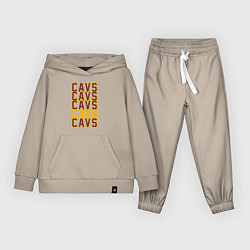 Костюм хлопковый детский Basketball Cavs, цвет: миндальный