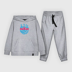 Костюм хлопковый детский Lakers city, цвет: меланж