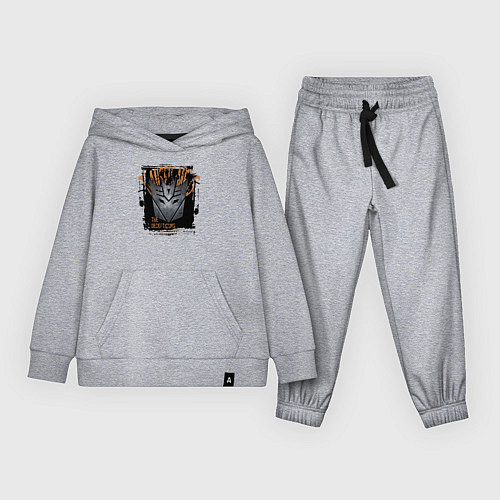 Детский костюм Трансформеры знак десептиконов / Меланж – фото 1