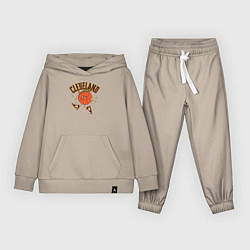 Костюм хлопковый детский Cleveland Cavs, цвет: миндальный