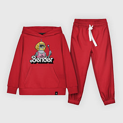 Костюм хлопковый детский Gender Bender, цвет: красный