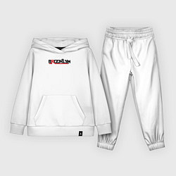 Костюм хлопковый детский Brooklyn USA, цвет: белый