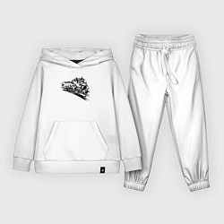 Костюм хлопковый детский Volvo викинг, цвет: белый