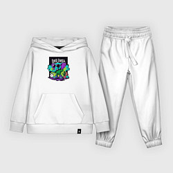 Костюм хлопковый детский Лирили Ларила итальянские мемы, цвет: белый