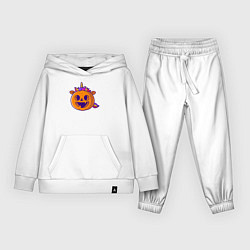 Костюм хлопковый детский Тыква единорог, цвет: белый