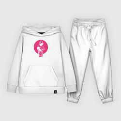 Костюм хлопковый детский Squid game army, цвет: белый