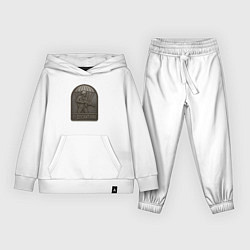 Костюм хлопковый детский Я десантник, цвет: белый