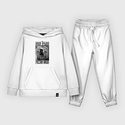 Костюм хлопковый детский Наша крыша русский Миша, цвет: белый