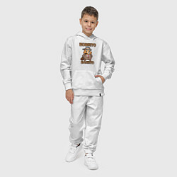 Костюм хлопковый детский Бобрито бандито, мем, прикол, цвет: белый — фото 2