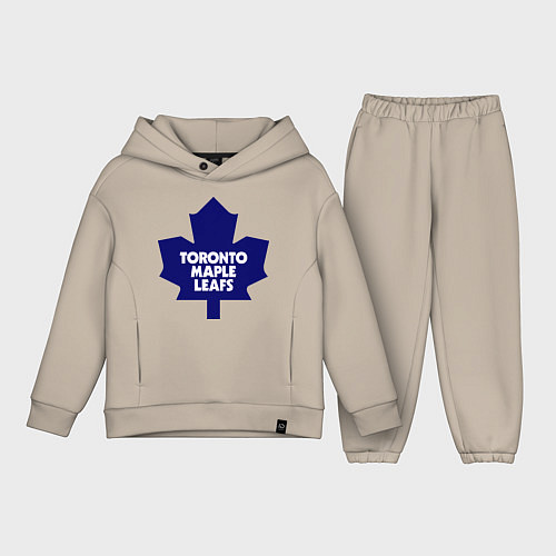 Детский костюм оверсайз Toronto Maple Leafs / Миндальный – фото 1