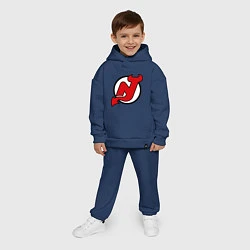 Детский костюм оверсайз New Jersey Devils, цвет: тёмно-синий — фото 2