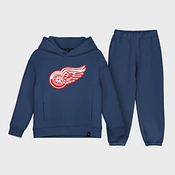 Детский костюм оверсайз Detroit Red Wings, цвет: тёмно-синий