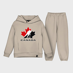 Детский костюм оверсайз Canada, цвет: миндальный