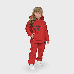 Детский костюм оверсайз Far East 27 Crew, цвет: красный — фото 2