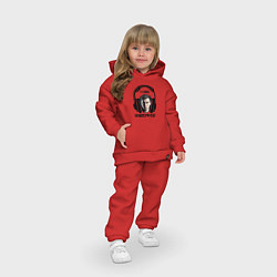 Детский костюм оверсайз I like Hardwell, цвет: красный — фото 2