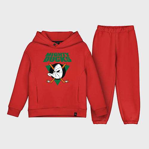 Детский костюм оверсайз Anaheim Mighty Ducks / Красный – фото 1