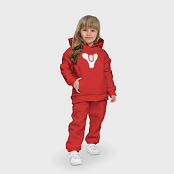 Детский костюм оверсайз Destiny Symbol, цвет: красный — фото 2