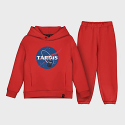 Детский костюм оверсайз Tardis NASA, цвет: красный