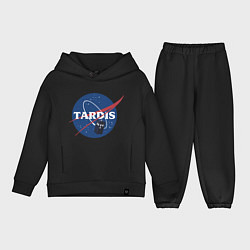 Детский костюм оверсайз Tardis NASA, цвет: черный