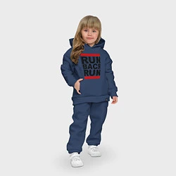 Детский костюм оверсайз Run Вася Run, цвет: тёмно-синий — фото 2