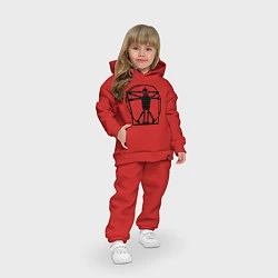 Детский костюм оверсайз Bender da Vinchi, цвет: красный — фото 2