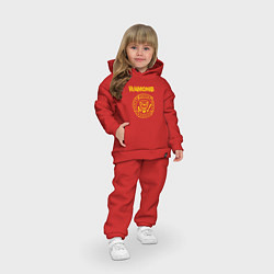 Детский костюм оверсайз Ramones, цвет: красный — фото 2