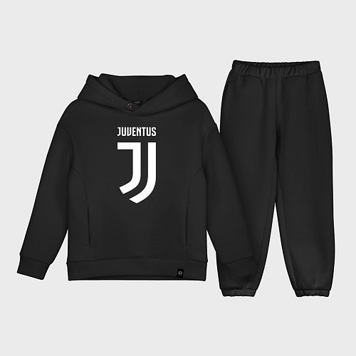 Детский костюм оверсайз FC Juventus / Черный – фото 1