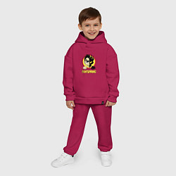 Детский костюм оверсайз The Offspring Boy, цвет: маджента — фото 2