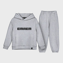 Детский костюм оверсайз Eminem: minimalism, цвет: меланж