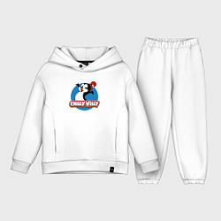 Детский костюм оверсайз Chilly Willy, цвет: белый
