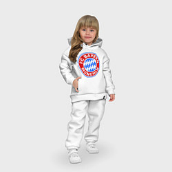 Детский костюм оверсайз Bayern Munchen FC, цвет: белый — фото 2